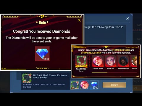 HOW TO CLAIM FREE DIAMONDS , EPIC SKINS AND ALLSTAR AVATAR BORDER REDEEM CODES IN NEW WEB EVENT!