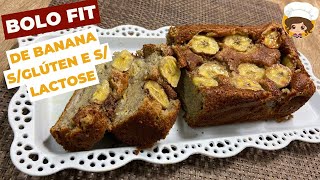 BOLO DE BANANA SEM GLÚTEN E SEM LACTOSE