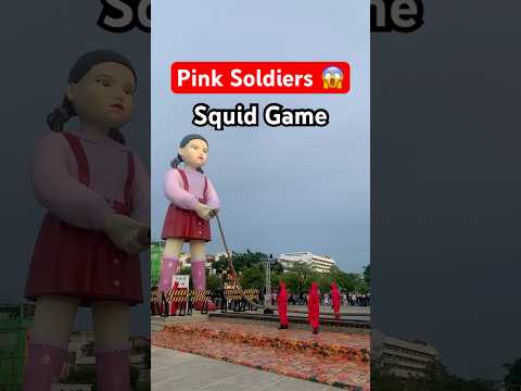 Pink Soldiers in Real Life? 😱Squid Game 3 #squidgame3 #squidgame #squidgamenetflix #shorts