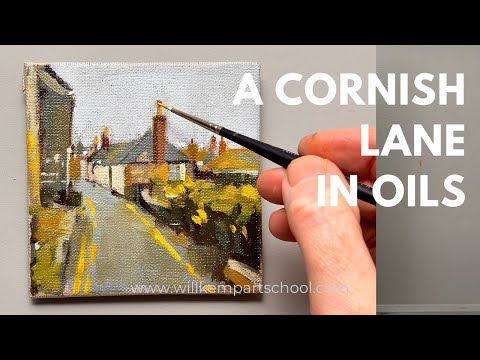 How to Paint a Cornish Cottage in Oils