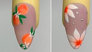 Best Spring Orange 🧡 Nail Art Designs 2024 | Best Nail Art Compilation|💝New Nails