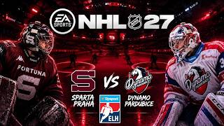 SPARTA vs. PARDUBICE v NHL 27! 🏒 KOVÁŘ vs. WILL | Nové brankářské animace