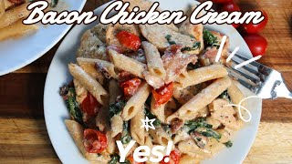 Don’t Miss This Irresistible Creamy Chicken Bacon Pasta!