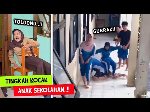 Ketika Anak Sekolah Kebanyakan Tingkah..!! Inilah Deretan Momen Kocak Siswa Di Sekolah - Pt.10