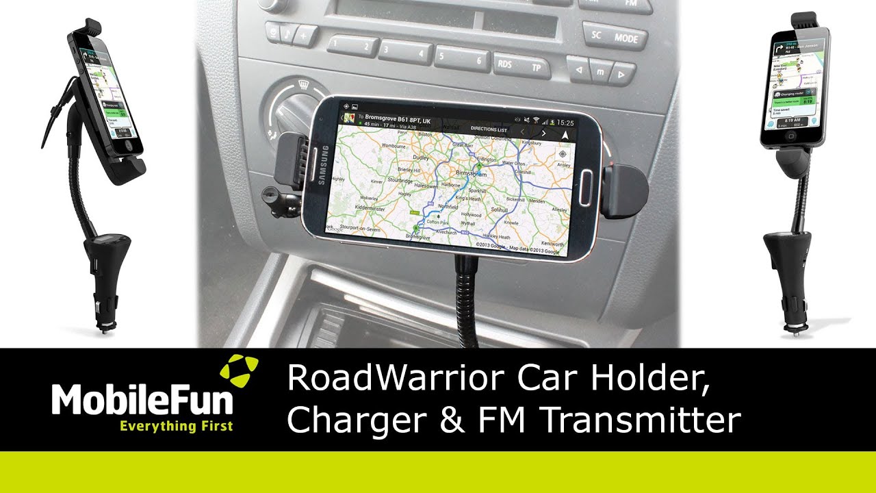 RoadWarrior Kfz Halterung mit FM Transmitter iPhone 6 / 6 Plus
