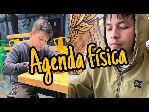 Tener una agenda física