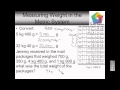 Weight Conversion and Calculation Problems