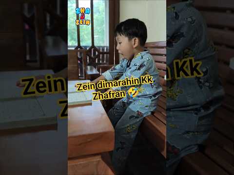 Zein dimarahin Kakak Zhafran ๐
#zhazeinfamily #zhafranzein