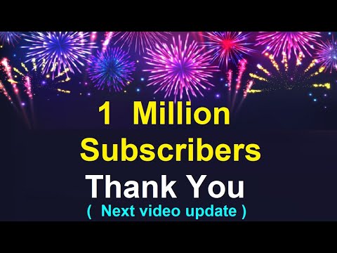 1 Million Subscribers🎉 Thank You All ( next video update ) | stock market classes | smc | smkc