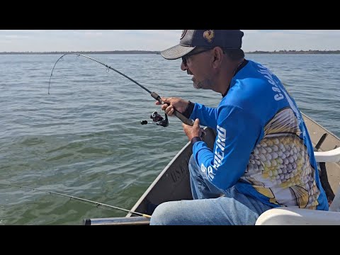 Não é só adrenalina é a batalha entre o peixe e o homem! olha isso