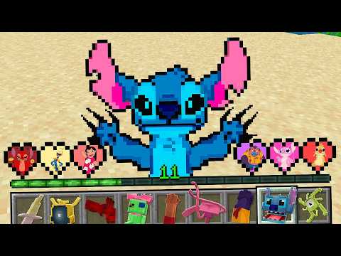 Tenho CORAÇÕES de LILO & STITCH No Minecraft