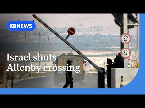 YouTube video thumbnail: Israel Closes West Bank-Jordan Border Crossing