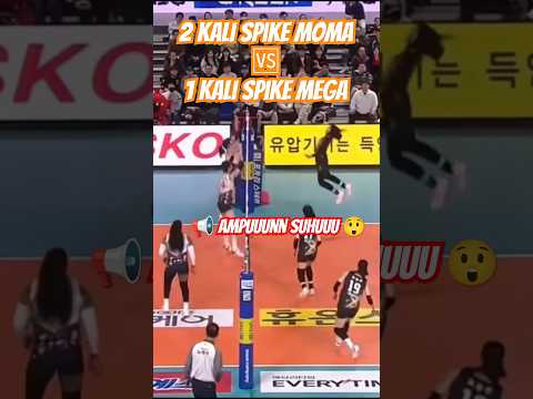 Moma Minta Ampun Ke Mega 😱 2 Kali Spike Nya Kalah Hanya Dengan 1 Kali Spike Mega #megawatihangestri