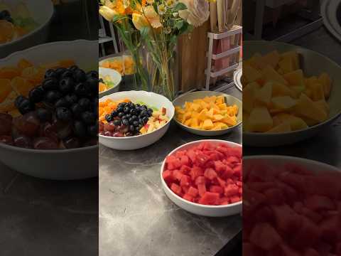 Jumat berkah kali ini bikin salad buah😋💗