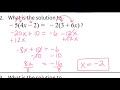 Unit 1: Solving Equations and Inequalities Review