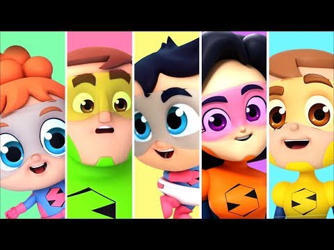 Las Supremes dedo familia | rimas infantiles | Canción de los niños | The Supremes Finger Family