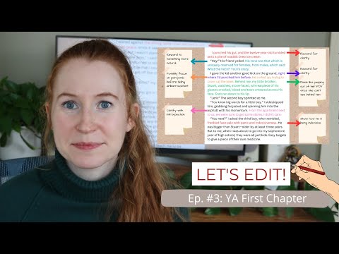 Let's Edit! Ep. #3: YA Novel Opening Scene