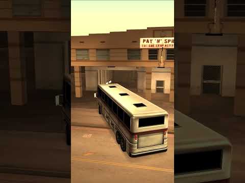 What Happens If You Take a Bus Into Pay n Spray in GTA Games #gta