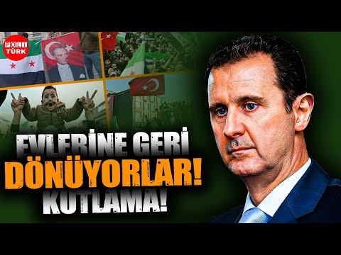 Suriyeliler Türkiye'nin Her Yerinde Esad'ın Yok Edilişini Kutladı! Evlerine Dönüyorlar!