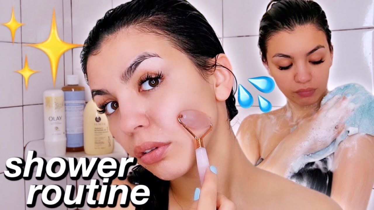 My shower routine! Feminine hygiene, healthy hair care routine, and body care! - Audrey Victoria