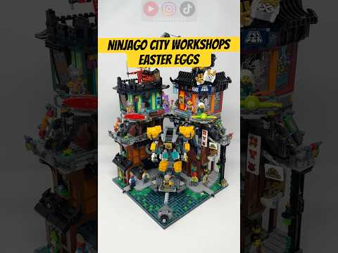 The Best EASTER EGGS in LEGO Ninjago City Workshops