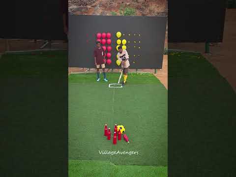 Hit the ball and drop the bottles|| Little Champs