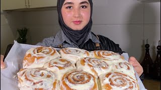 جربي هذا السينامون رولز مخبوز بطريقة احترافيه