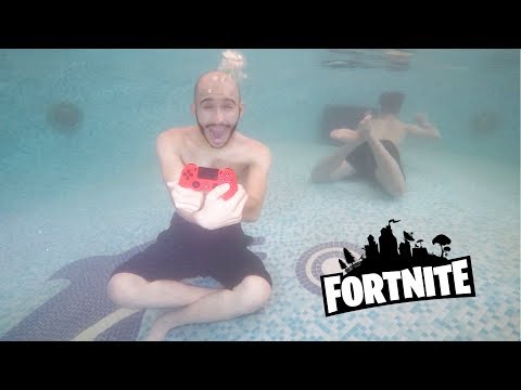 لعبنا سوني تحت الموية ( فورت نايت ) !!