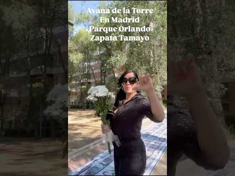 Avana de la Torre en el Parque Orlando Zapata Tamayo en Madrid #universoincreible #reporteros