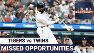 TIGERS POSTCAST: MISSED OPPORTUNITIES! Detroit Tigers LOSE To Minnesota Twins, Zero Timely Hitting
