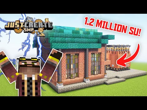 I built a 1 MILLION SU power station! | Minecraft Create Mod [#22]
