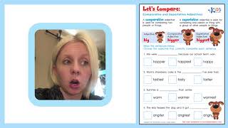 Comparative and Superlative Adjectives video for kids