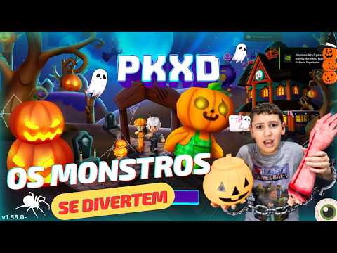 Os FANTASMAS e MONSTROS se Divertem no PKXD 😱🤣 #pkxd #halloween #funny #viral #videosvirais