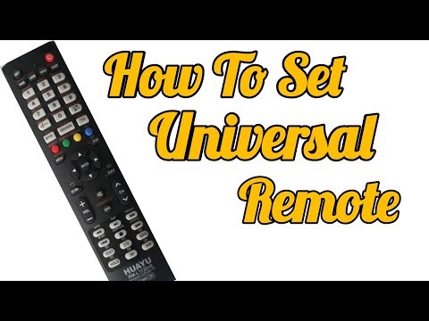 Universal tv remote instructions - How To Program a Universal Remote C