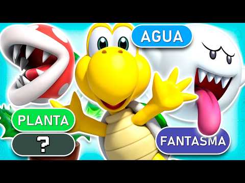 ¿Cómo serían los ENEMIGOS de SUPER MARIO con TIPOS POKEMON?🍄