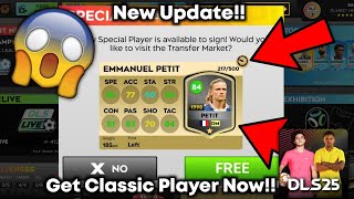 😱New Update!! How to Get CLASSIC PLAYERS FREE without Playing Game in Dream League Soccer 2025