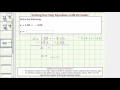 Solving Linear Equations and Inequalities