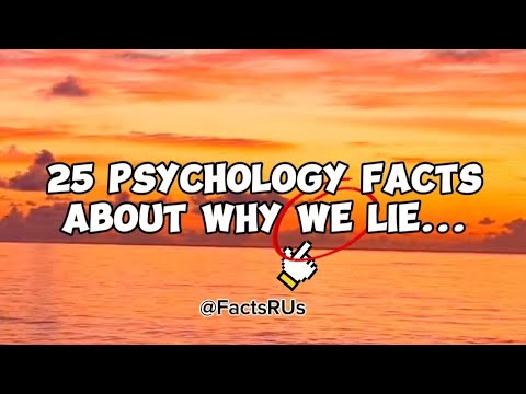 25 Psychology Facts about WHY WE LIE 😱 #psychologyfacts #psychology #facts