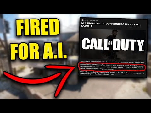 Microsoft just FIRED the Call of Duty devs and replaced them with AI