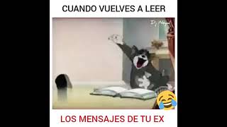 cuándo quiero acuérdame de sus mensajes de mi ex   #humor #yosoydelos7mil #memes