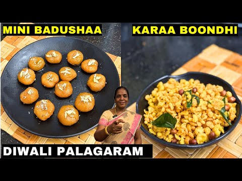 Diwali Special Mini badusha 💥🔥recipe|Kaara boondhi recipe | Diwali Palagaram series