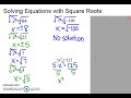 Mastering Square and Cube Root Equations