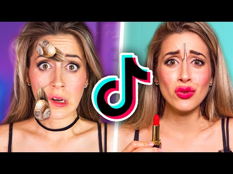 Je teste les PIRES astuces beauté Tik Tok (c'est un carnage!) | DENYZEE