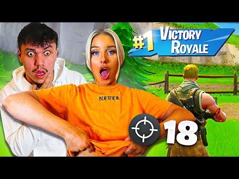 1 KILL = REMOVE 1 CLOTHING w/ GIRLFRIEND - Fortnite Challenge