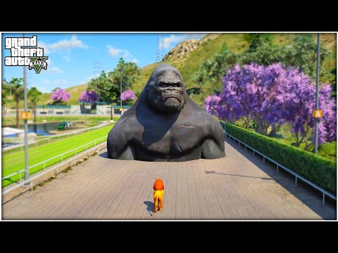 GTA V : LION KING ASKING HELP FROM KING KONG | #shorts