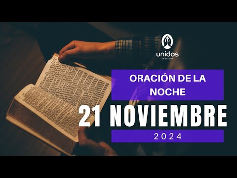 Oración de la noche para el 21 de noviembre del 2024