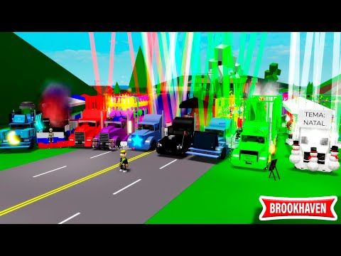FIZ UMA COMPETIÇÃO DE CAMINHÃO NO BROOKHAVEN!