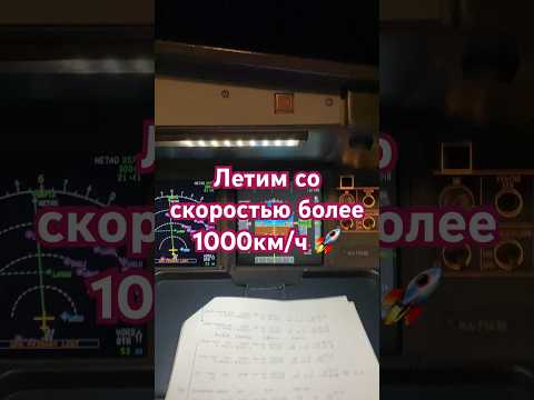 1016 км/ч на самолёте 🚀 👨✈️ #flight #aviation #pilot #sky #пилот #airplane #airbus #KaReNPiLoT