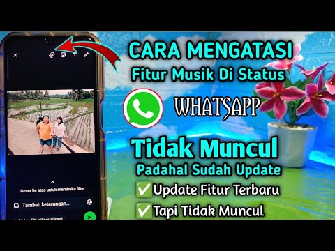Cara Mengatasi Fitur Musik Di Status Whatsapp Tidak Muncul||Fitur Terbaru WA