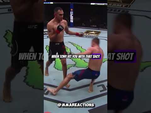 Justin Gaethje Adjusting Mid Fight